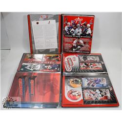 COLLECTION OF 3 COLLECTORS KRAFT HOCKEY ALBUMS