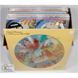 BOX OF RECORDS INCLUDING AMERICAN GRAFFITI,