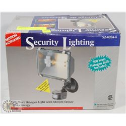 500 WATT HALOGEN LIGHT WITH MOTION SENSOR