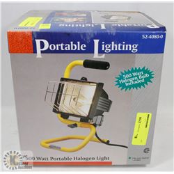 500 WATT PORTABLE HALOGEN LIGHT