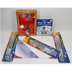 FLAT WITH BAR SET, HANGARS, CUTTING BOARD & FILTER