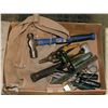 Image 1 : FLAT WITH LEATHER TOOL BELT & ASSORTED TOOLS