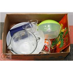 SHOOTER GLASSES, PORCELAIN BOWL, LARGE MEASURING