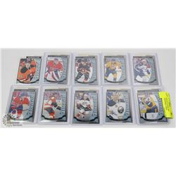 LOT OF TEN 2015/16 NHL OPC PLATINUM ROOKIE CARDS