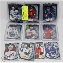 LOT OF TEN 2015/16 OPC & PLATINUM ROOKIE CARDS