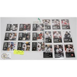 LOT OF 18 - 2013/14 SCORE HOT ROOKIE CARDS.