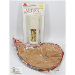 SPANISH BOTA BAG WITH RECHARGEABLE LANTERN