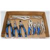 Image 1 : 9 PIECE PLIER AND VISE GRIP SET