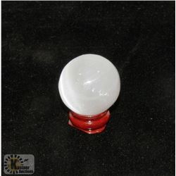 #148-NATURAL SELENITE HEALING SPHERE BALL