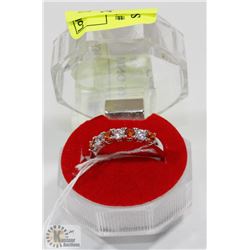 #15-CUBIC ZIRCONIA RING .925 STERLING SILVER RING