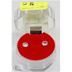 #199-CUBIC ZIRCONIA STUD EARRINGS