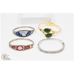 LOT OF 4 WOMANS BRACELETS