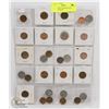 Image 1 : STOCK SHEET OF MIXED DATE CANADA COINS