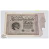 Image 1 : GERMAN REICHSBANKNOTE