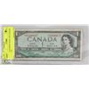 Image 1 : REPLACEMENT NOTE 1954 CANADA $1 BILL