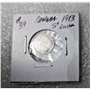 Image 1 : 16)  CANADIAN 1913 SILVER FIVE CENT COIN