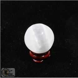 #150-NATURAL SELENITE HEALING SPHERE BALL