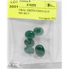 Image 1 : #37-GREEN EMERALD GEMSTONE 40CT