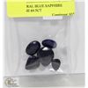 Image 1 : #28-GENUINE BLUE SAPPHIRE GEMSTONE 64.5CT