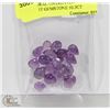 Image 1 : #44-NATURAL UNTREATED AMETHYST GEMSTONE 50.5CT