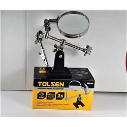 3)  TOLSEN HELPING HANDS MAGNIFIER