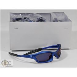 CASE OF DESIGNER BLUE FRAME SUNGLASSES