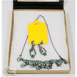 VINTAGE NECKLACE AND EARRINGS SET