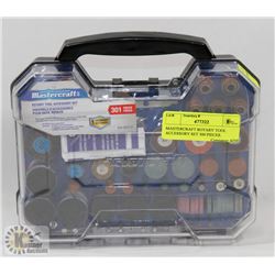 MASTERCRAFT ROTARY TOOL ACCESSORY SET 300 PIECES.