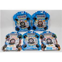 SEALED 2005 FLAT OF 5 SPIN MASTER