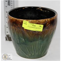 McCOY SUN & MOON DRIP GLAZE POTS