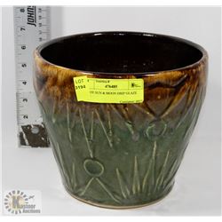 McCOY SUN & MOON DRIP GLAZE POTS