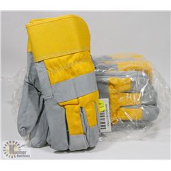 LOT OF 6 FORCFIELD WORK GLOVES M/L