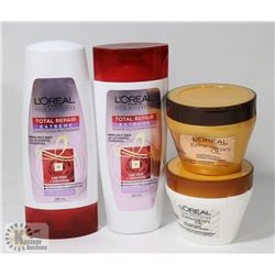 BAG OF L'OREAL PARIS HAIR PRODUCTS