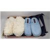 Image 1 : 2 PAIR NEW LADIES SLIPPERS - SIZE 7-8 (MED) & AN