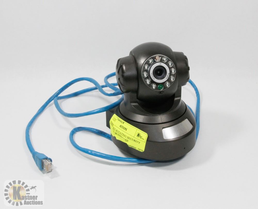 360 DEGREE ROTATING SECURITY CAMERA FOR INSIDE USE