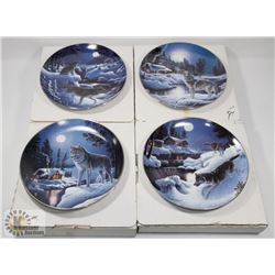 LOT OF 4 BRADFORD EXCHANGE COLLECTOR PLATES