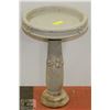 Image 1 : 2 PIECE CONCRETE BIRD BATH 16 X 23