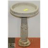 Image 1 : 2 PIECE CONCRETE BIRD BATH 16 X 23
