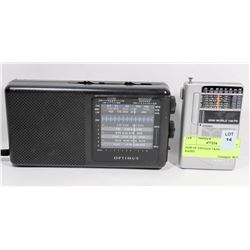 PAIR OF VINTAGE TRANSISTOR RADIO.