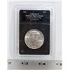 Image 1 : 1983 AUTHENTICATED BU KENNEDY HALF DOLLAR COIN.