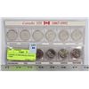 Image 1 : CANADIAN 125 PROVINCIAL COIN SET. COINS