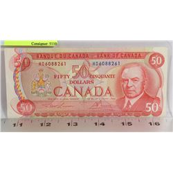 1975 CANADIAN $50 BILL