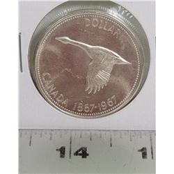 1967 CANADIAN $1 80% SILVER COINS