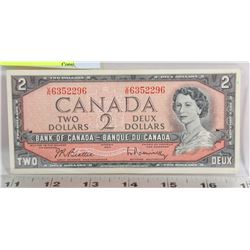 1954 CANADIAN $2 BILL