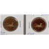 Image 1 : GEM PROOF 1996, 1997 CANADIAN LOONIES