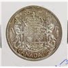Image 1 : 1953 QEII SILVER 50 CENT COIN 1ST YEAR ISSUED