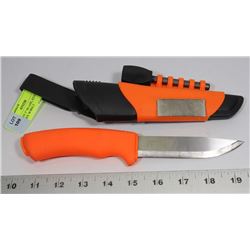 MORAKNIFE 5" BLADE, STAINLESS STEEL KNIFE W/BELT