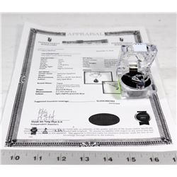 10K WHITE GOLD LADIES SAPPHIRE & DIAMOND NECKLACE