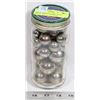 Image 1 : JAR OF VINTAGE LARGE SIZED METAL STEELY MARBLES.