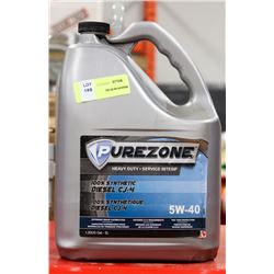 FOUR 5L BOTTLES OF PUREZONE SYNTHETIC DIESEL